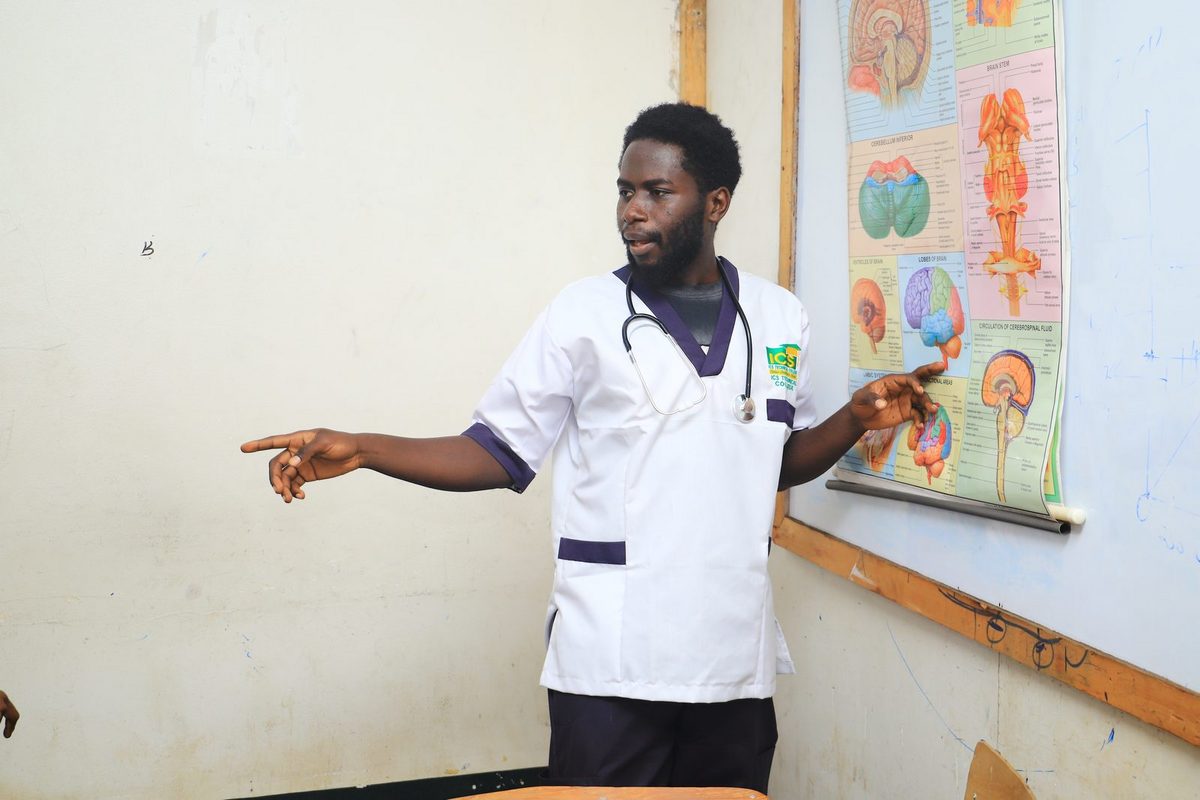School of Health Sciences learning environment at ICS Technical College